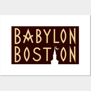 Babylon Boston Theme for Light Backgrounds Posters and Art